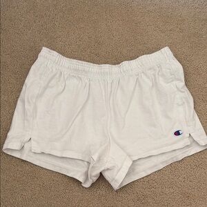 Champion White Lounge Shorts